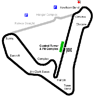 Croft Circuit Map